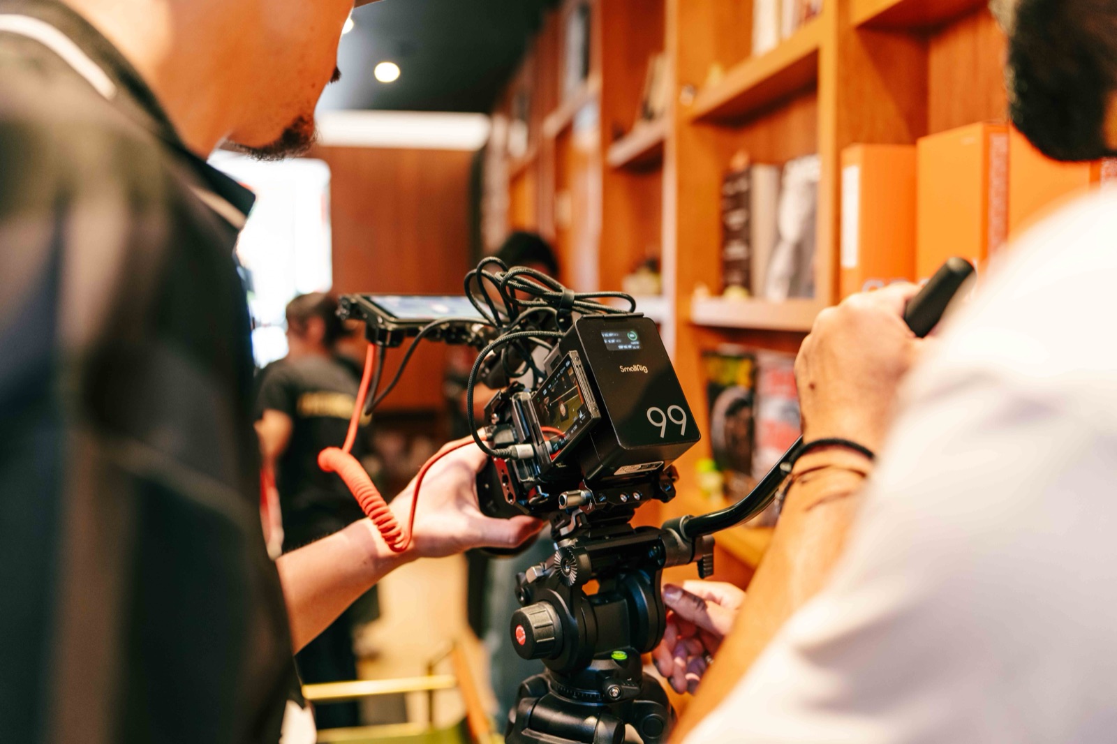 Rafhin Visuals on set